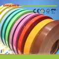 High Glossy Solid Color Wood Grain Color PVC Edge Banding